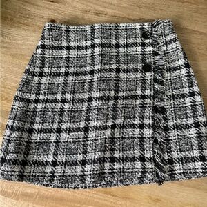 NWT MANGO TWEED MINI SKIRT